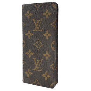 LOUIS VUITTON Etui Lunette Simple Glasses Case Monogram Leather 148-082725